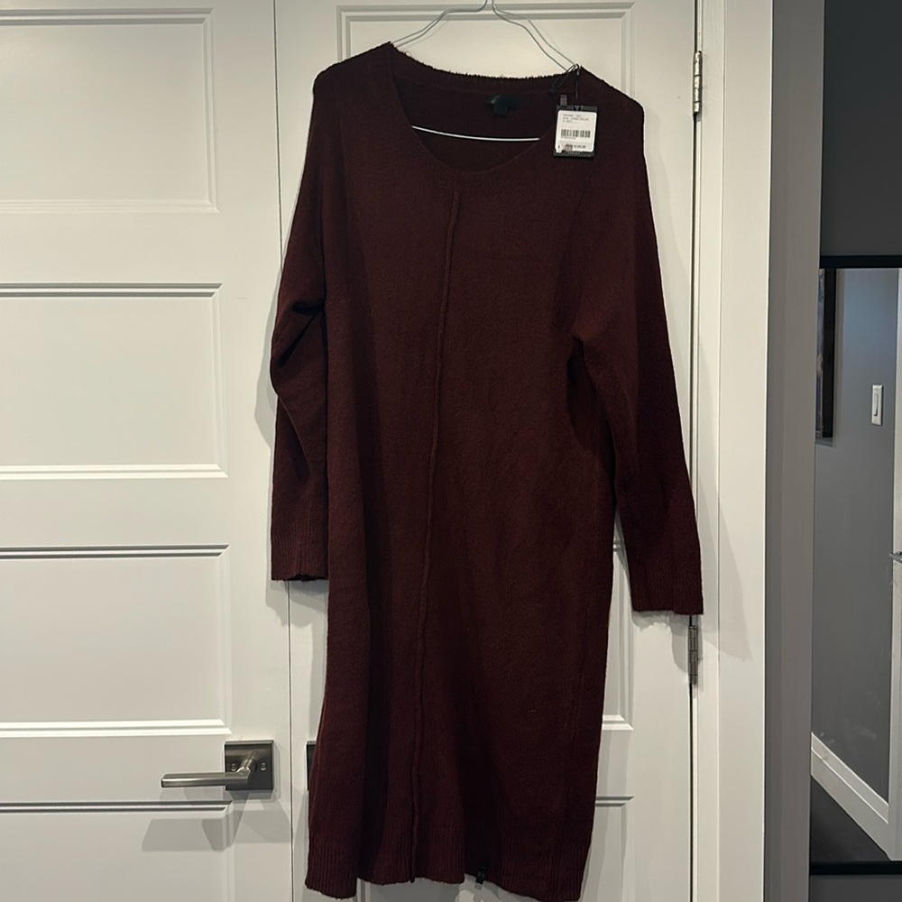 Rudsak Burgundy Sweater Dress